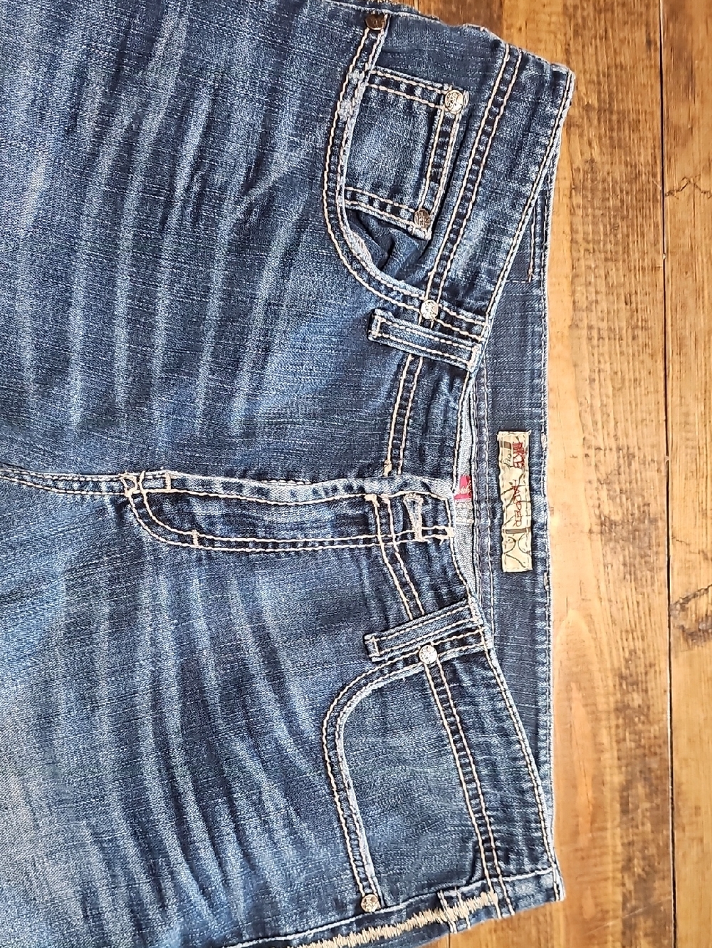 BKE Women's Denim Jeans with Contrast Stitching